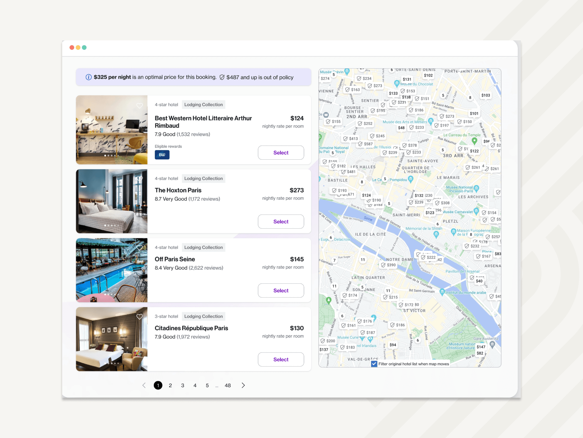 A global inventory of flights hotels and rental cars