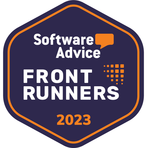 Software Advice Front Runners Award badge.