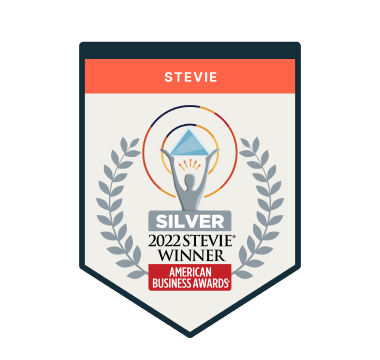 Silver 2022 Stevie Award Winner badge