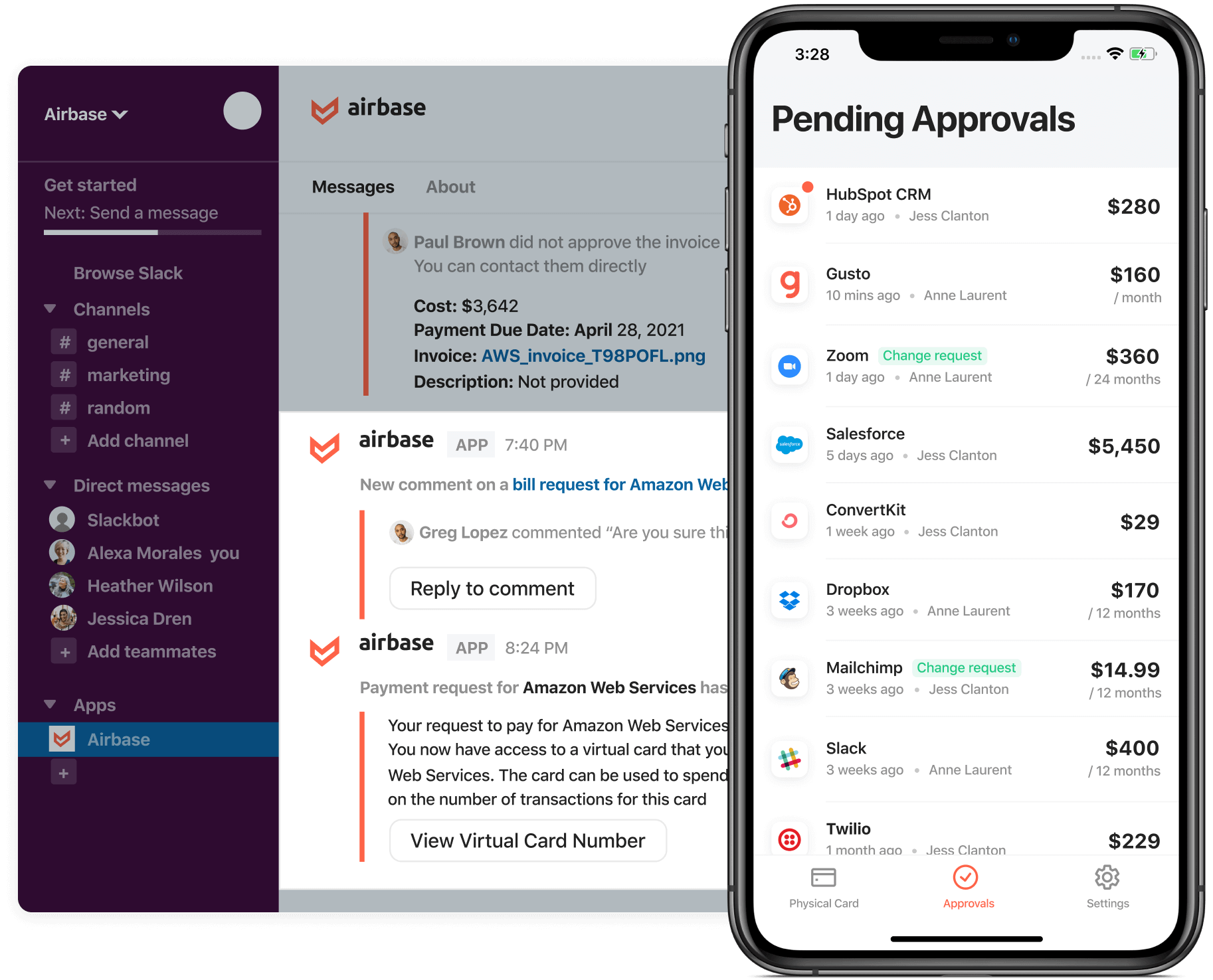 Approval workflows